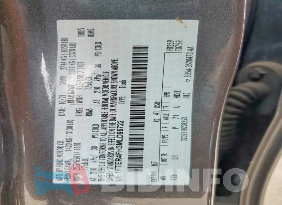 1FTER4FH3MLD96722 Photo# 12