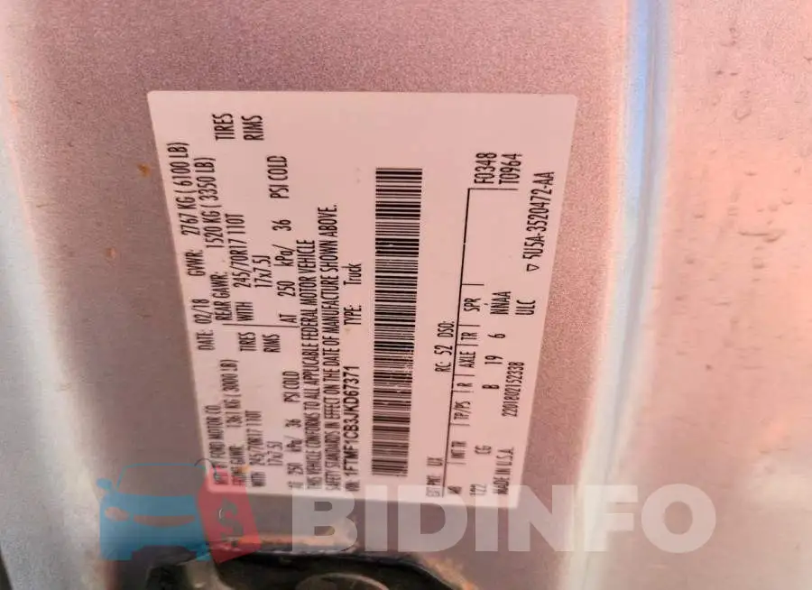 1FTMF1CB3JKD67371 Photo# 13