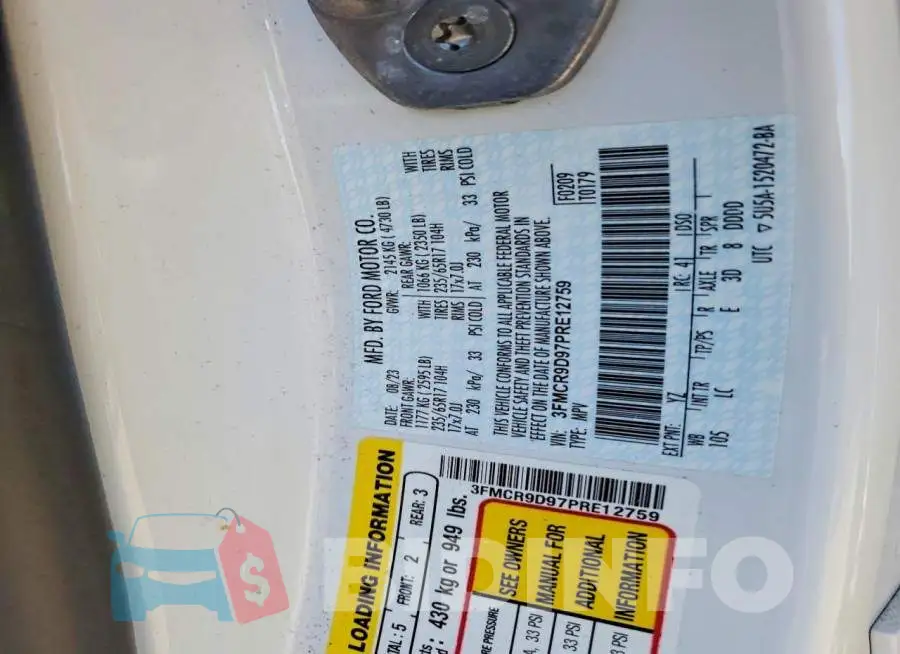 3FMCR9D97PRE12759 Photo# 13