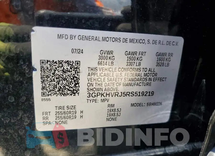 3GPKHVRJ5RS519219 Photo# 13