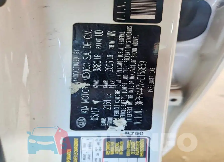 3KPFK4A78HE158659 Photo# 12