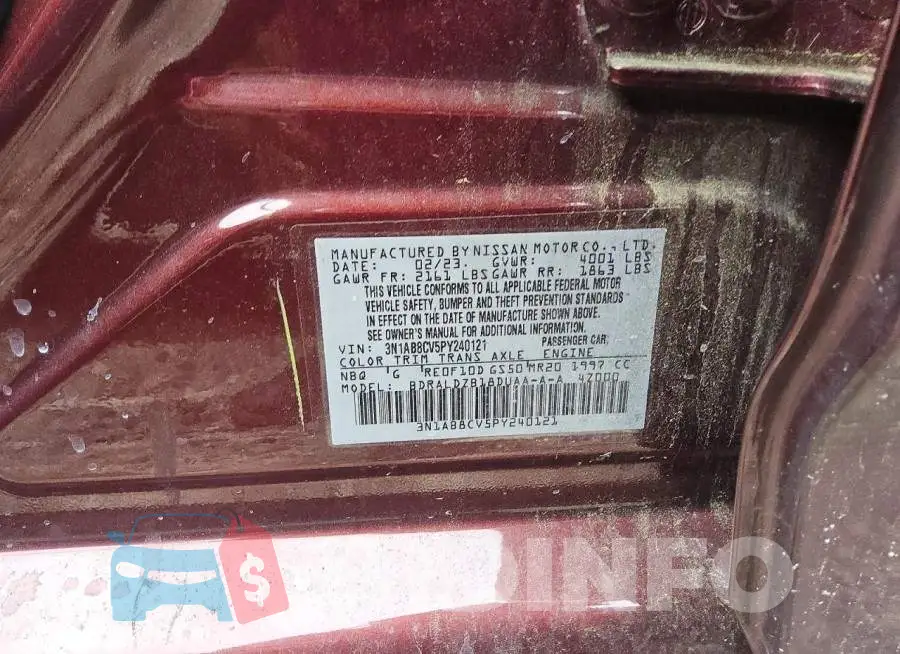 3N1AB8CV5PY240121 Photo# 12