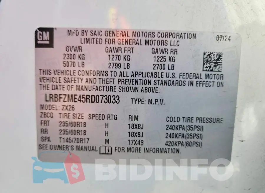 LRBFZME45RD073033 Photo# 13