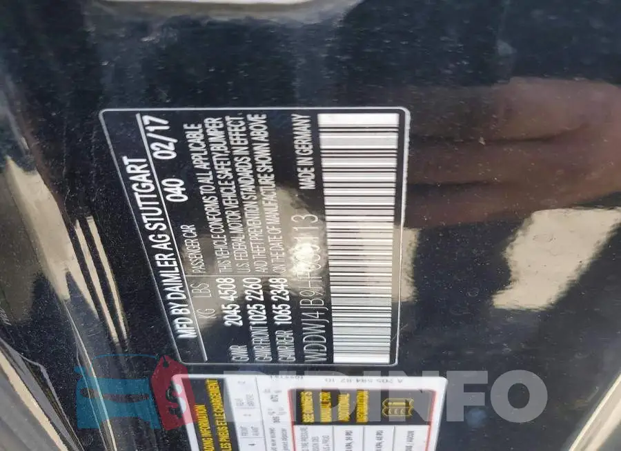 WDDWJ4JB9HF538113 Photo# 12