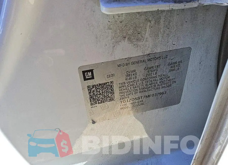 1G1ZD5ST7MF037963 Photo# 12