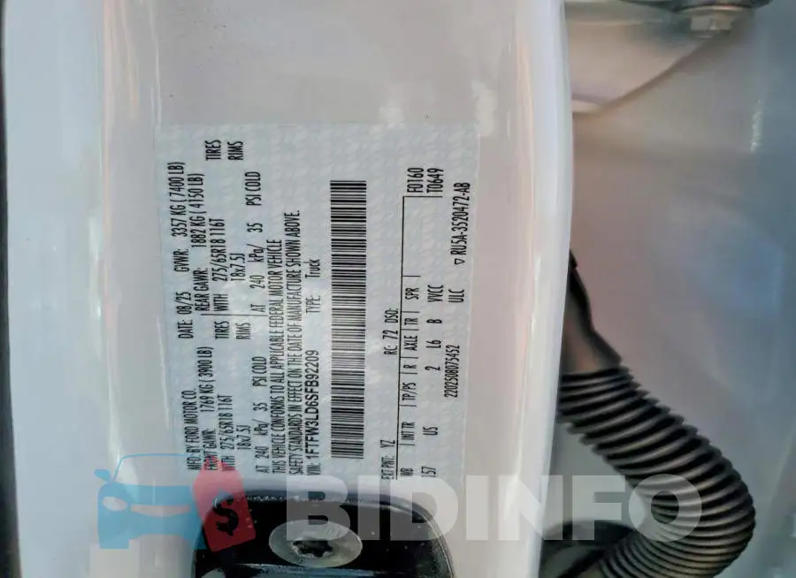 1FTFW3LD6SFB92209 Photo# 12
