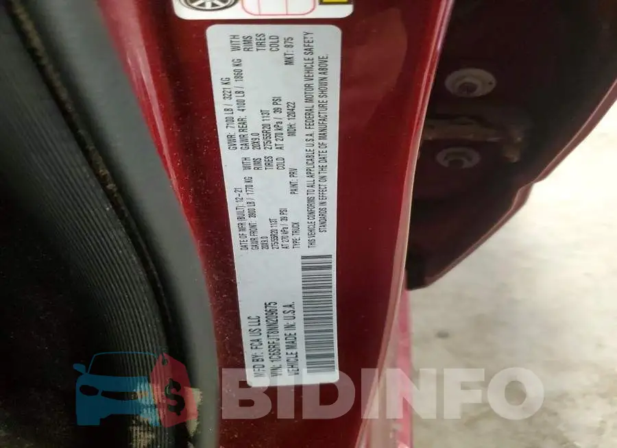 1C6SRFJT8NN209675 Photo# 13