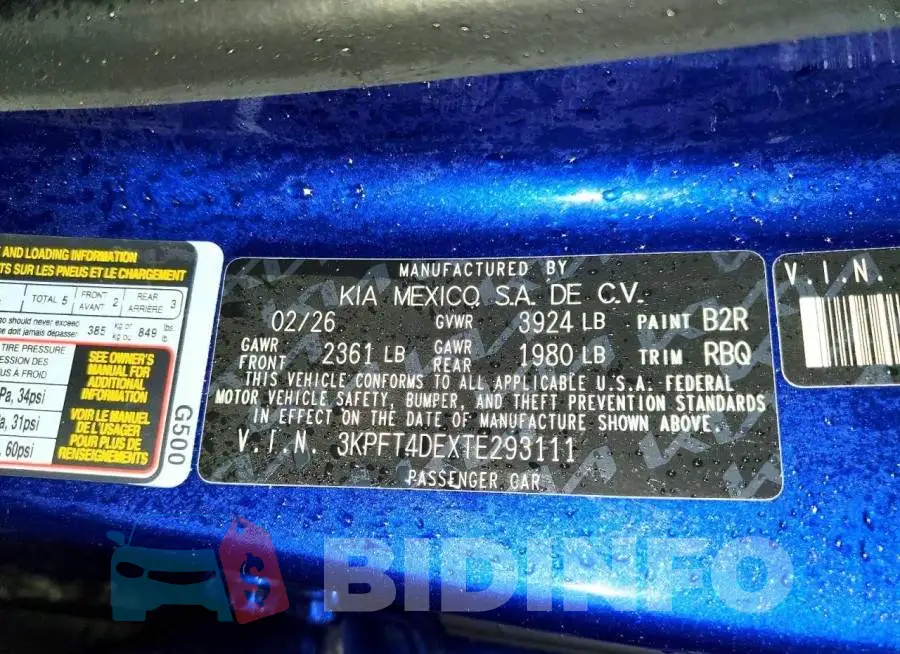 3KPFT4DEXTE293111 Photo# 13