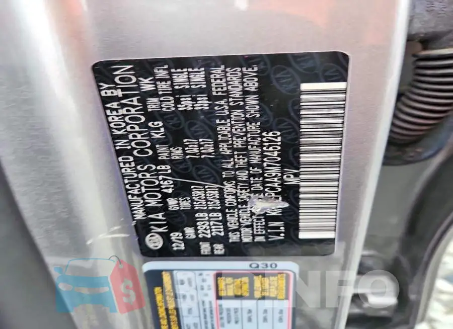 KNDEPCAA9M7046126 Photo# 13