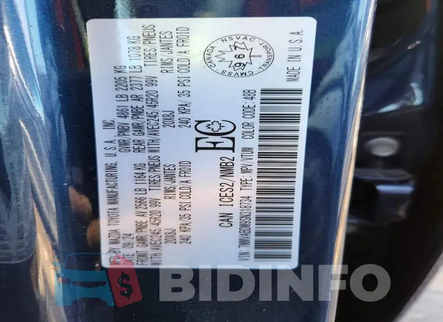 7MMVABDM9SN318734 Photo# 13