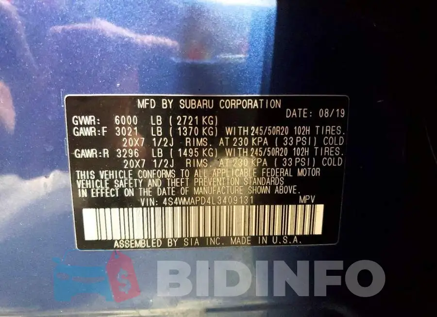 4S4WMAPD4L3409131 Photo# 14