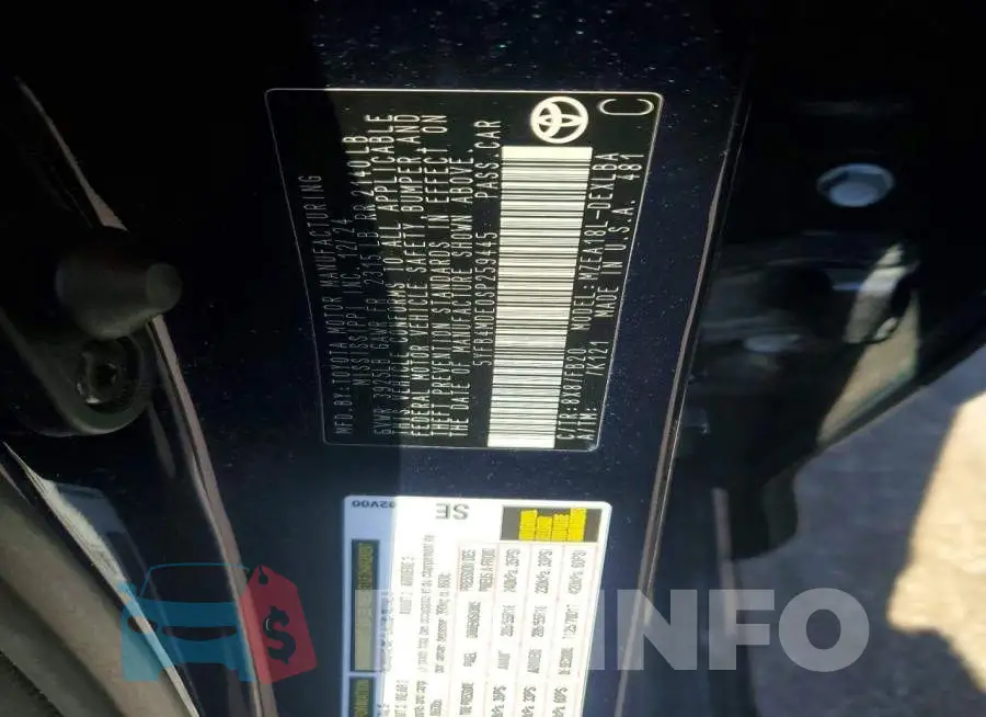 5YFB4MDE0SP259445 Photo# 12