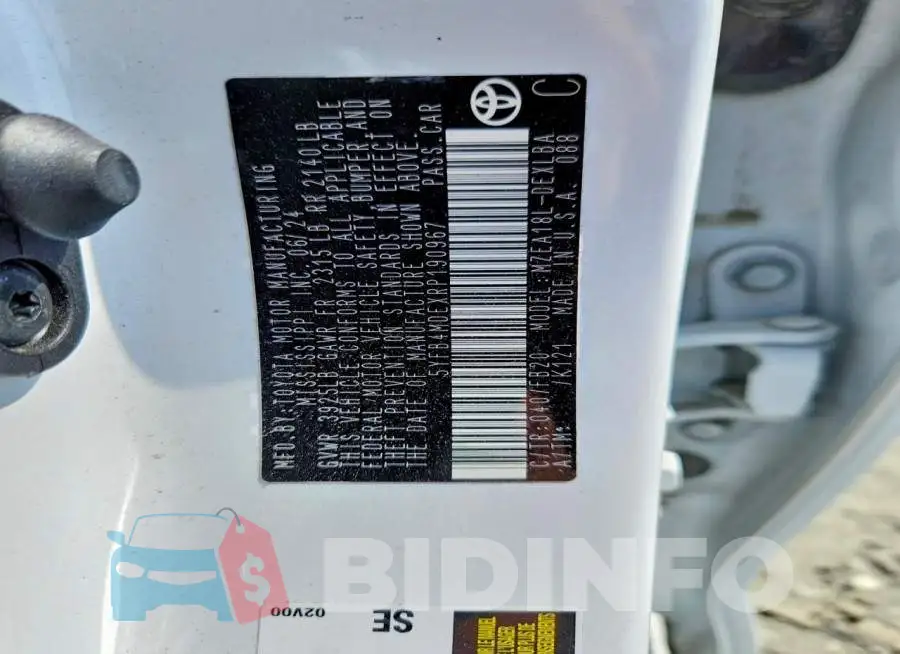 5YFB4MDEXRP190967 Photo# 12