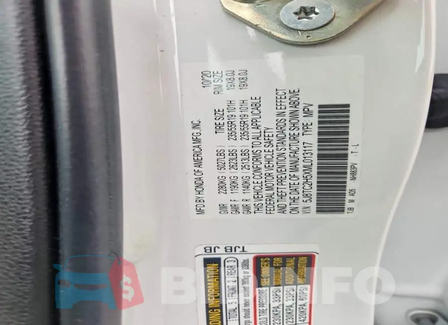 5J8TC2H5XML013117 Photo# 13