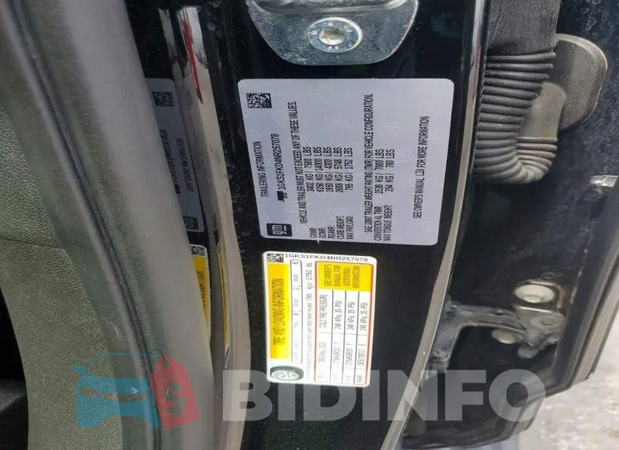 1GKS1FKD4NR257078 Photo# 14