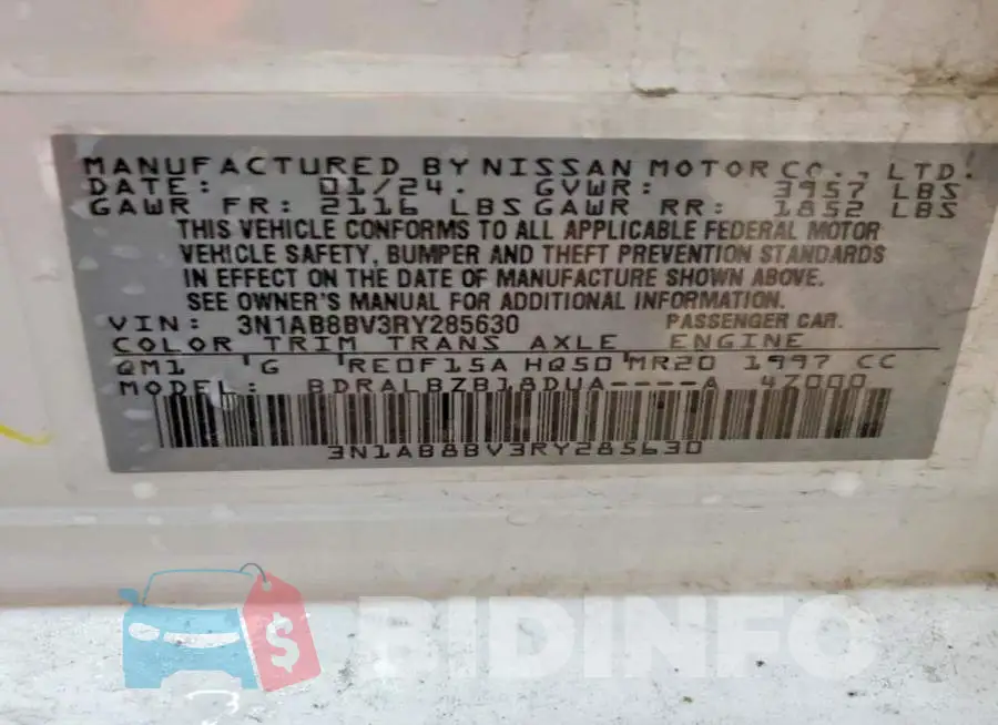 3N1AB8BV3RY285630 Photo# 13
