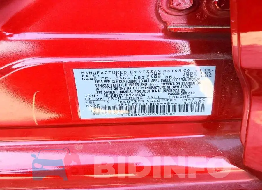 3N1AB8CV1NY218484 Photo# 12