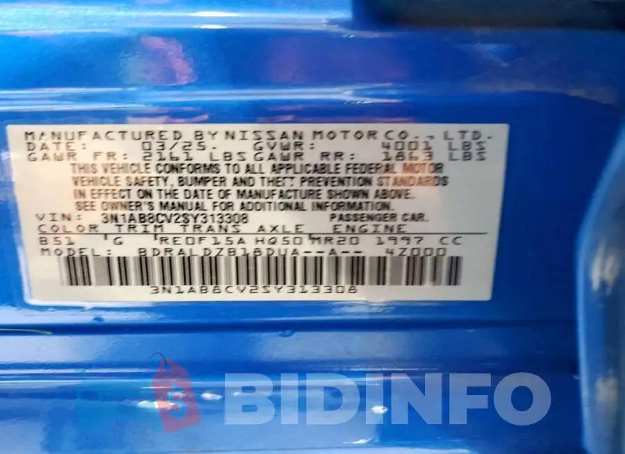 3N1AB8CV2SY313308 Photo# 12