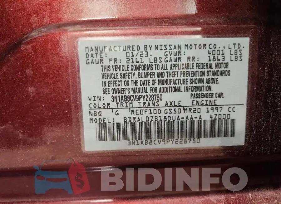 3N1AB8CV9PY228750 Photo# 12