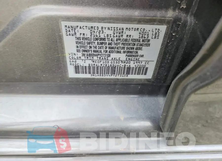 3N1AB8DV4PY273108 Photo# 12