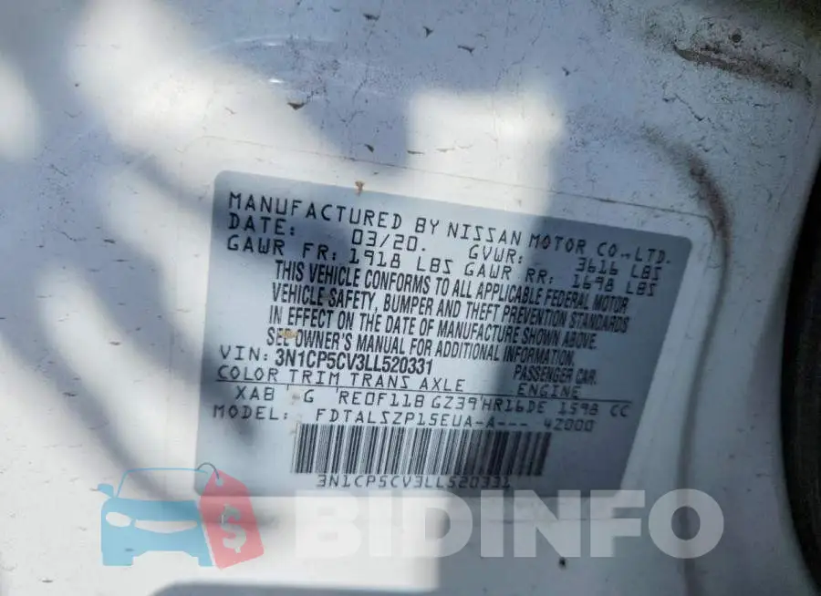 3N1CP5CV3LL520331 Photo# 13