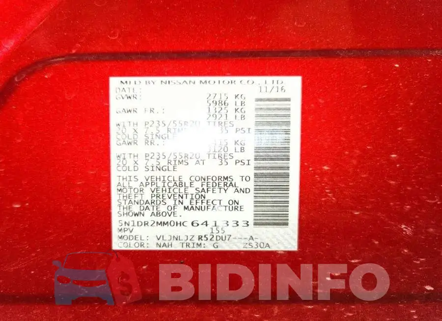 5N1DR2MM0HC641333 Photo# 13