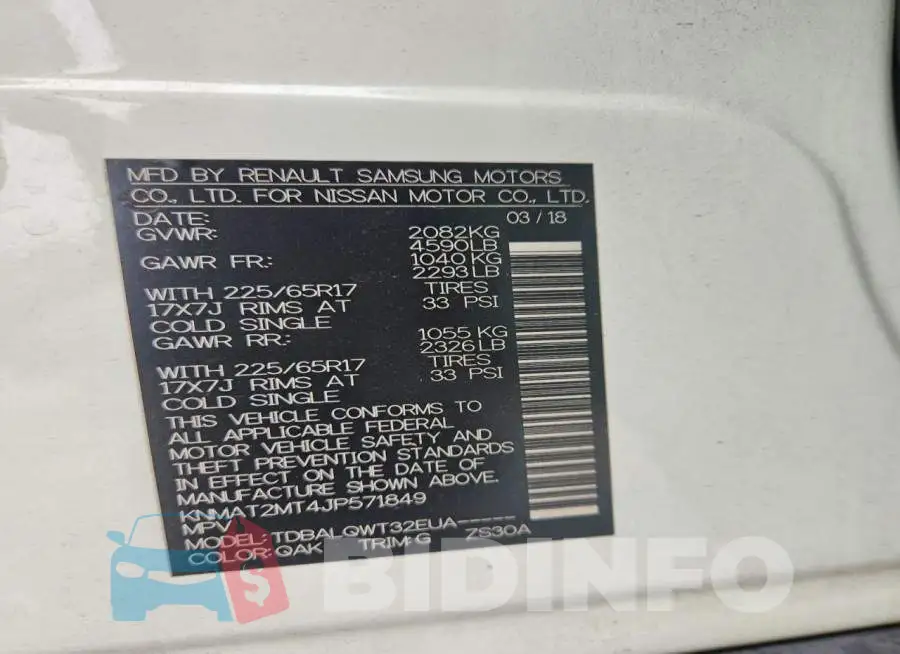 KNMAT2MT4JP571849 Photo# 13