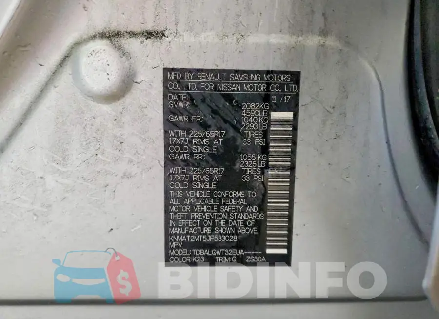 KNMAT2MT5JP533028 Photo# 14