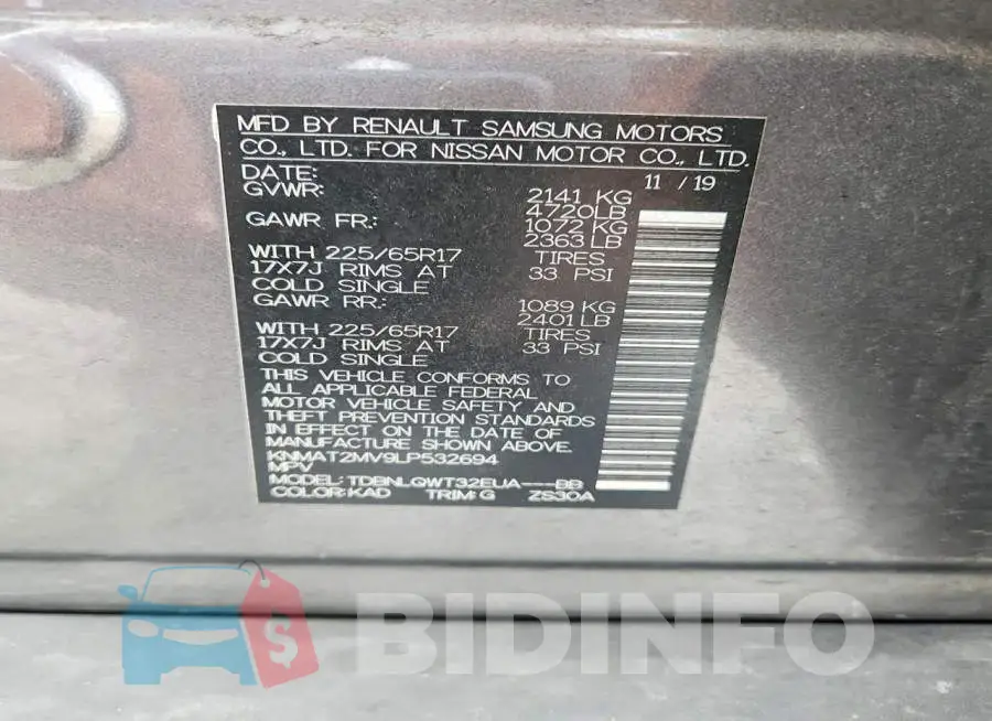 KNMAT2MV9LP532694 Photo# 14