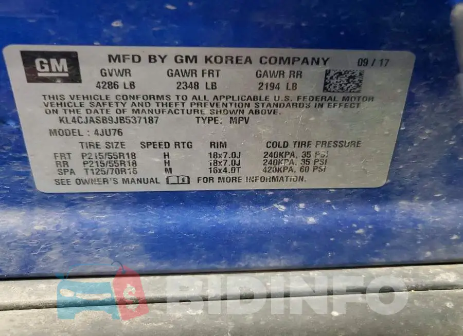 KL4CJASB9JB537187 Photo# 12