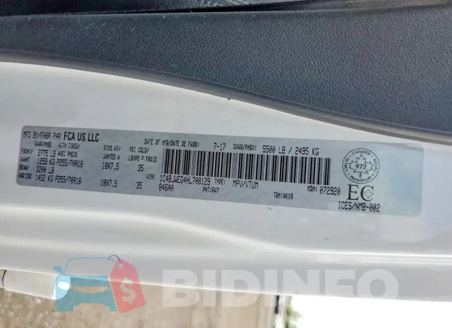 1C4BJWEG4HL708129 Photo# 13