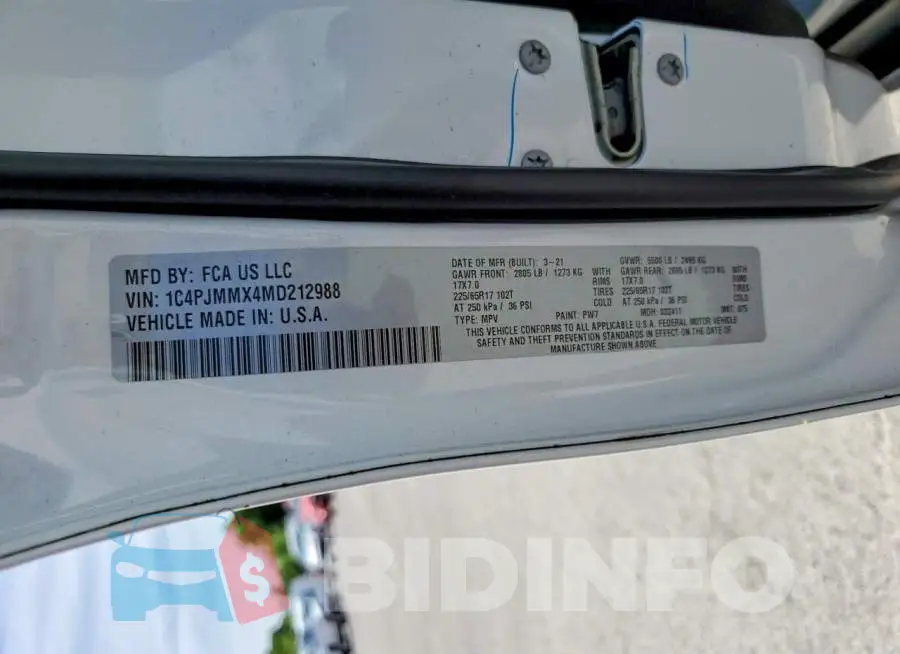 1C4PJMMX4MD212988 Photo# 13
