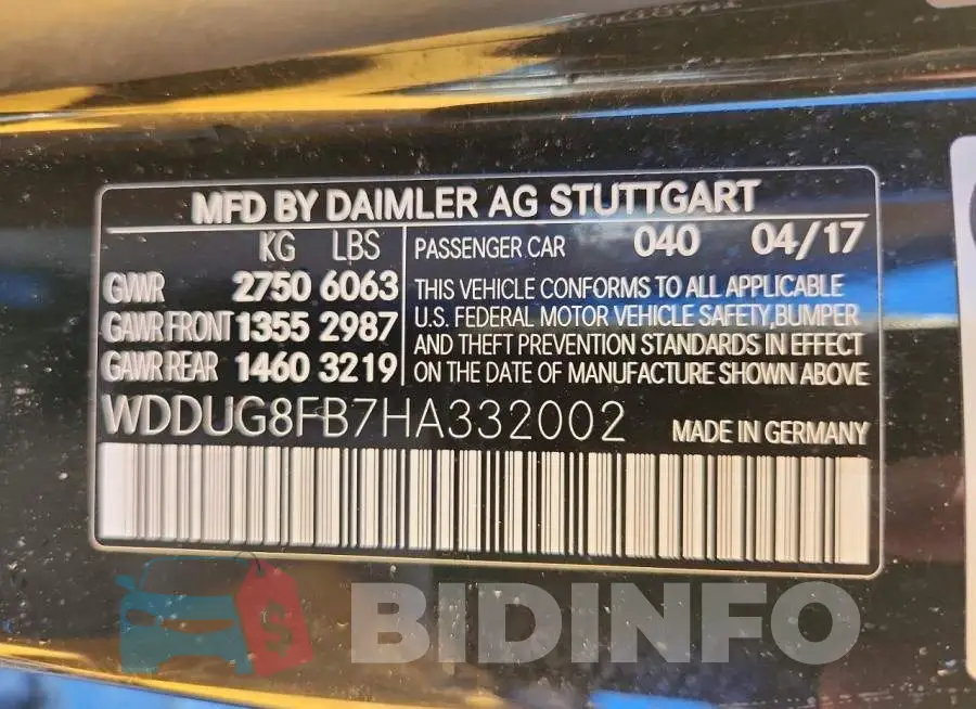 WDDUG8FB7HA332002 Photo# 12