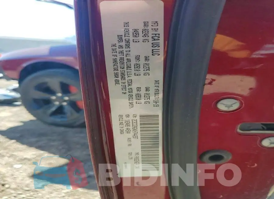 2C3CDZAGXKH744287 Photo# 13