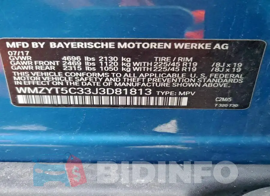 WMZYT5C33J3D81813 Photo# 12
