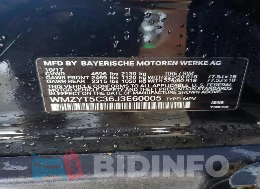 WMZYT5C36J3E60005 Photo# 12