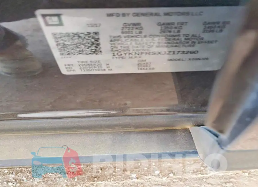 1GYKNFRSXJZ173260 Photo# 12