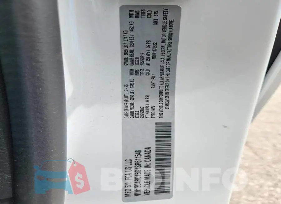 2C4RC1BG1SR611548 Photo# 13