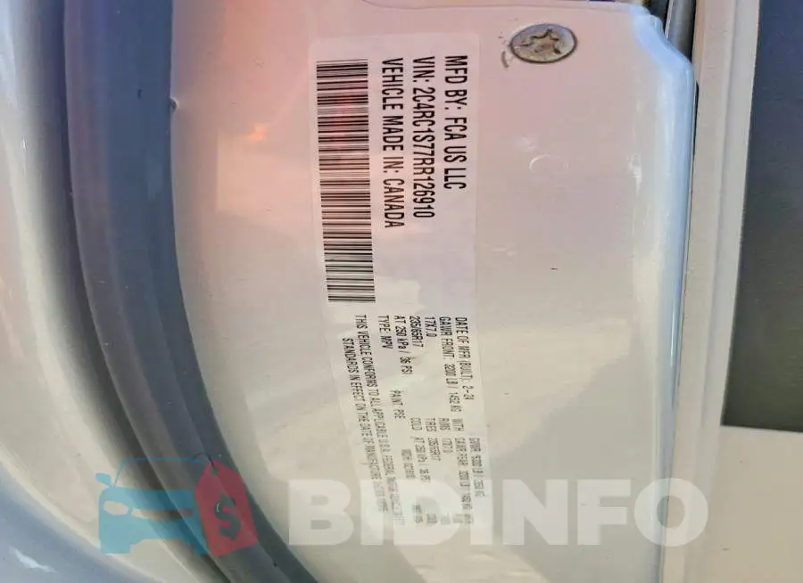2C4RC1S77RR126910 Photo# 13