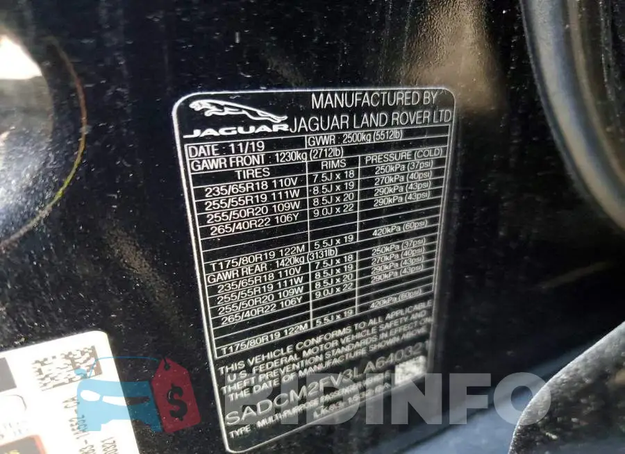 SADCM2FV3LA640321 Photo# 13