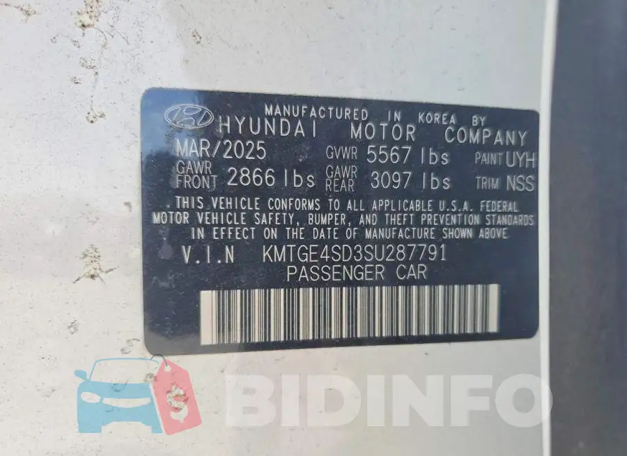 KMTGE4SD3SU287791 Photo# 13