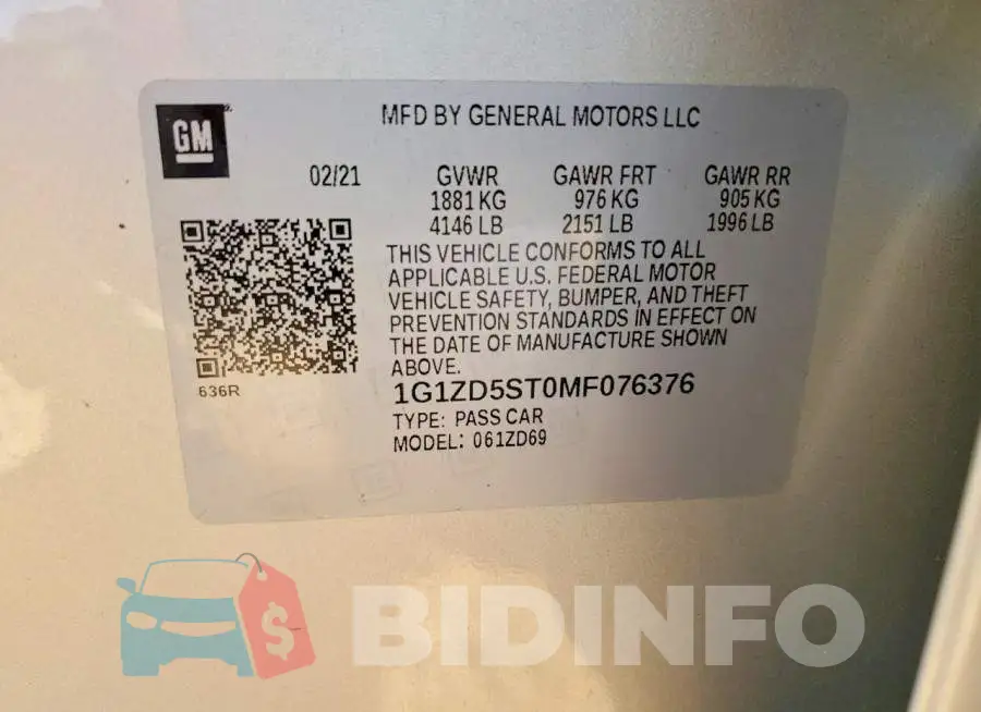 1G1ZD5ST0MF076376 Photo# 12