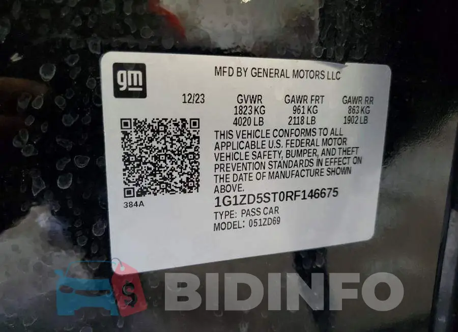 1G1ZD5ST0RF146675 Photo# 13