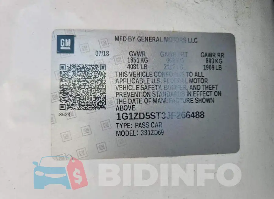 1G1ZD5ST3JF266488 Photo# 12