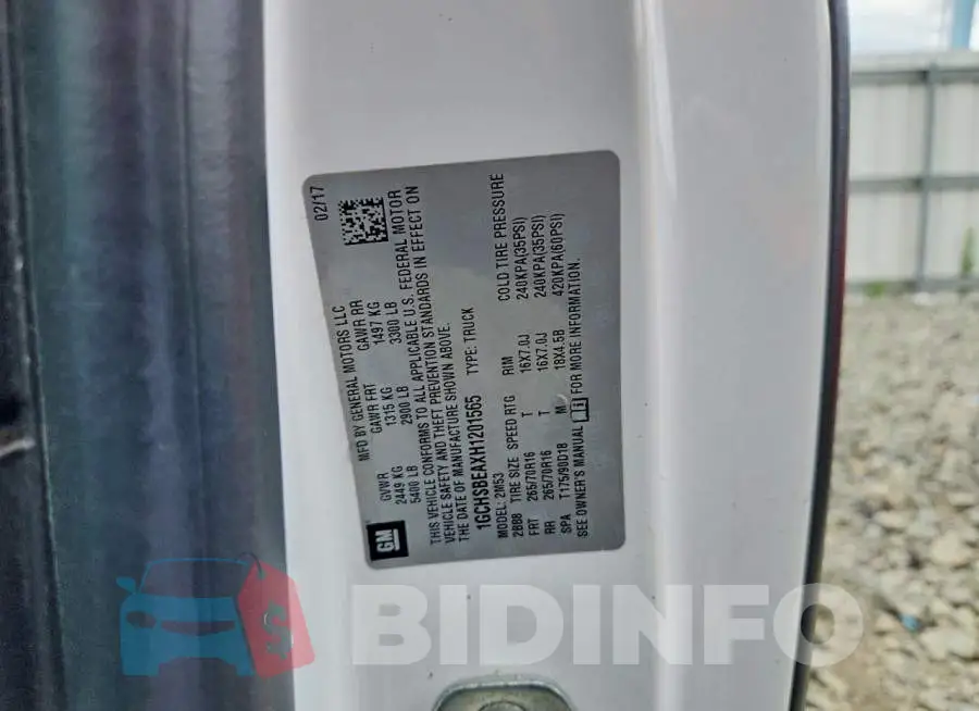 1GCHSBEAXH1201565 Photo# 12