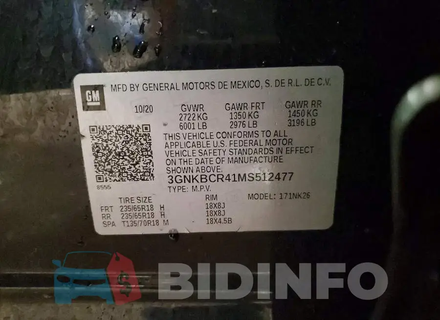 3GNKBCR41MS512477 Photo# 14