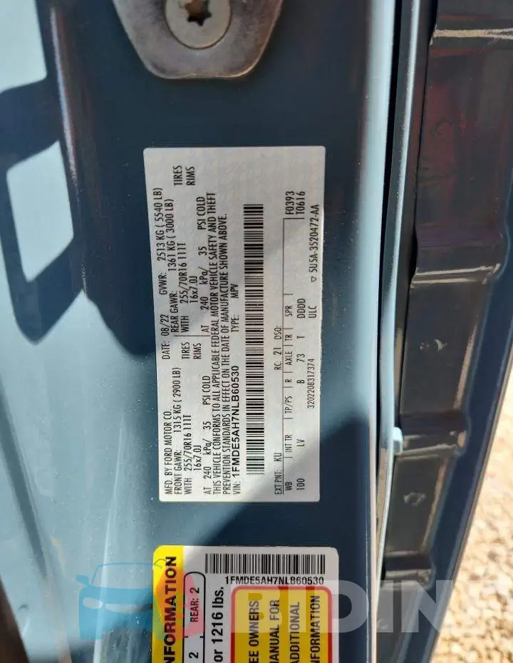 1FMDE5AH7NLB60530 Photo# 13