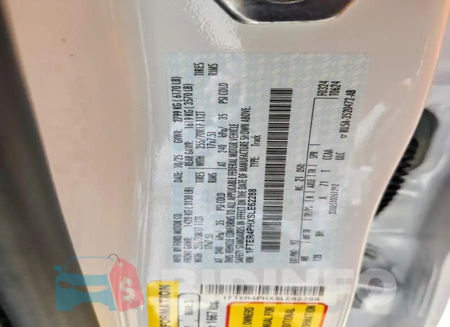 1FTER4PHXSLE62288 Photo# 13