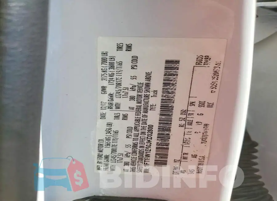1FTEW1E50JKD02800 Photo# 12