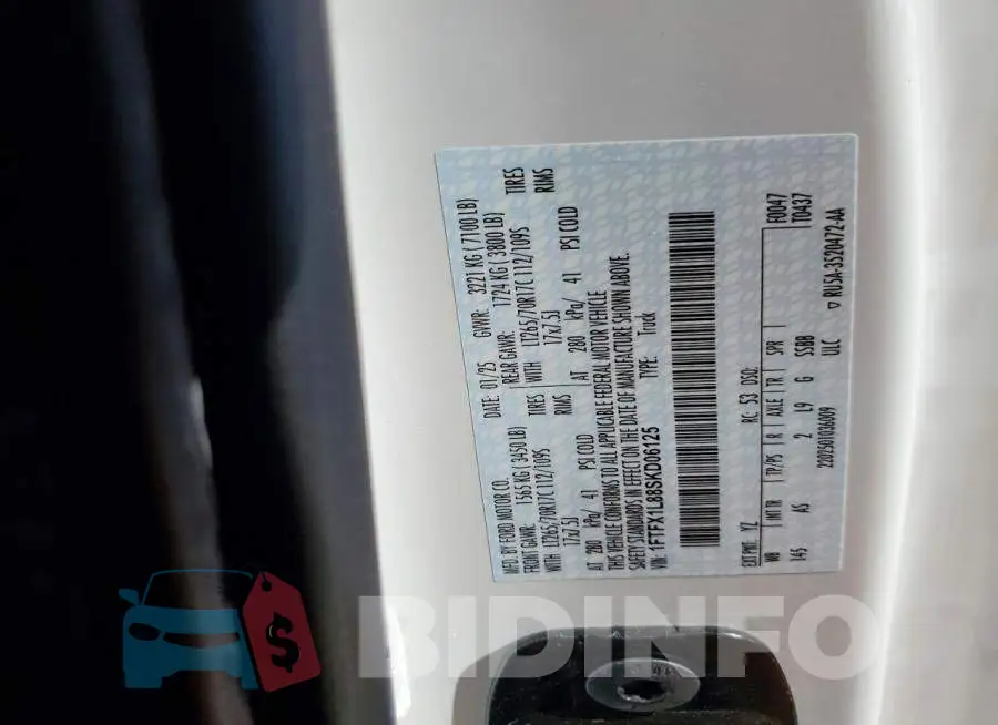 1FTFX1L88SKD06125 Photo# 12